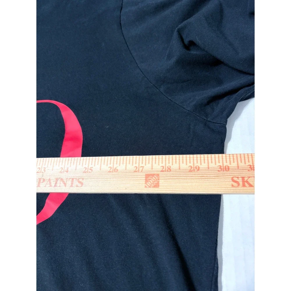 Polo Ralph Lauren Mens 3XLT Black Red Spellout Long Sleeve Hooded T-Shirt Tall